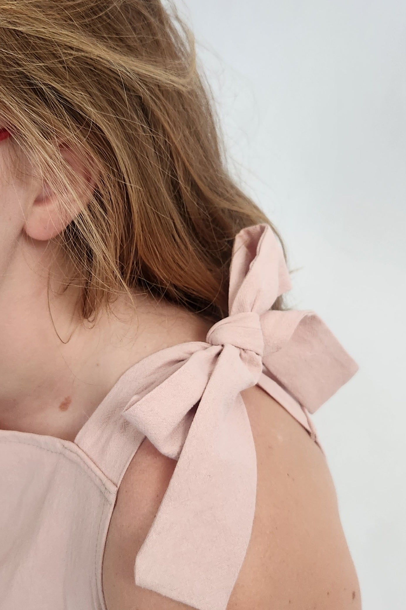 Cotton Playsuit - Blush pink