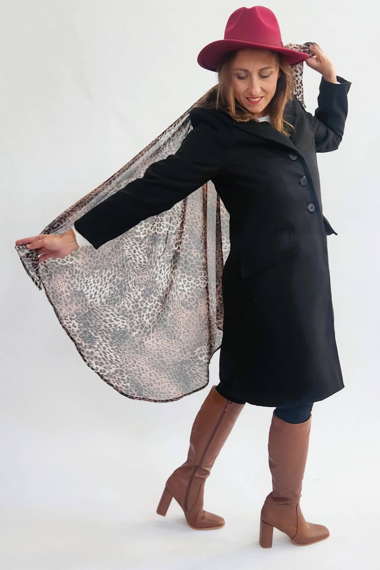Winter Melton Coat - Black