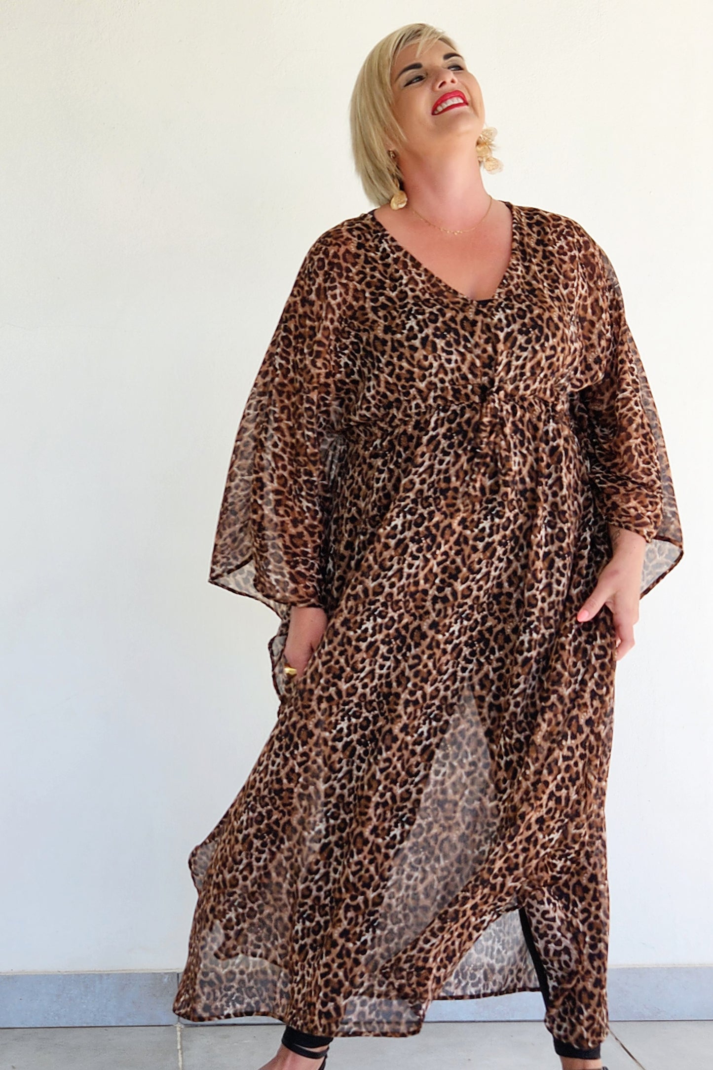 Kaftan - Leopard print