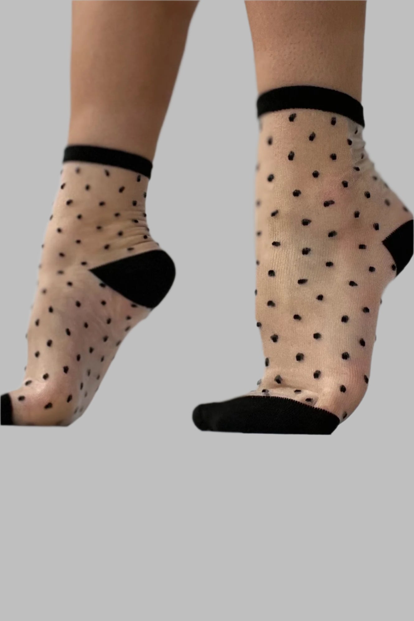 Pattern Crew Socks - Polka dots