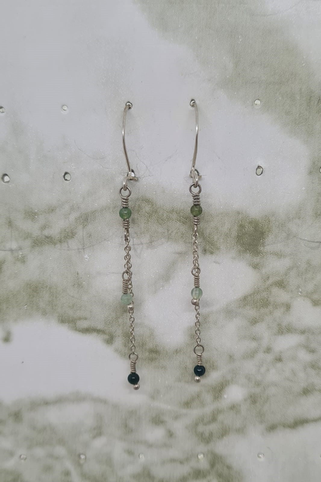 Handmade Sterling Silver and Semi-preciouse earrings