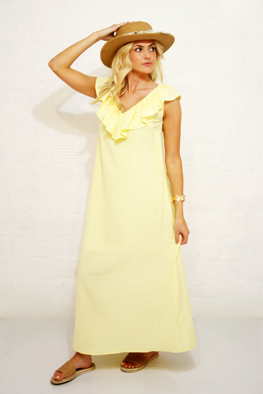 Butter Yellow Maxi Dress